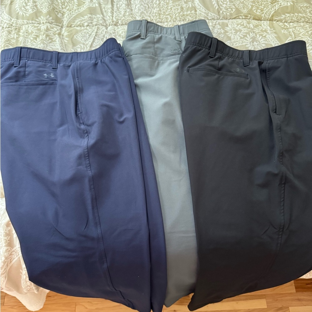 Under Armour Chinos Black, Navy and Gray Golf pants